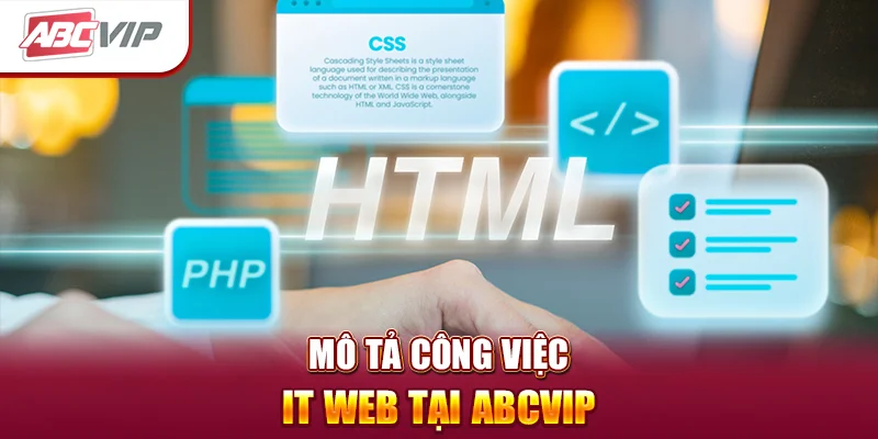 mô tả công việc it web tại abcvip